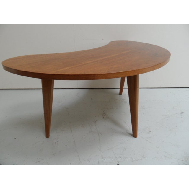 Mid-Century Moon-Shaped Coffee Table, 1950s For Sale - Image 4 of 13