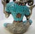 Metal Mid-Century Tibetan-Style Inlaid Brass Green Tara Statue – 11" H For Sale - Image 7 of 18