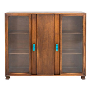 1960s Walnut Two-Door Cabinet by Raymond Sobota for John Stuart