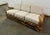 Mid 20th Century Ritts So. Rattan Sofa with Custom Upholstery For Sale - Image 5 of 13