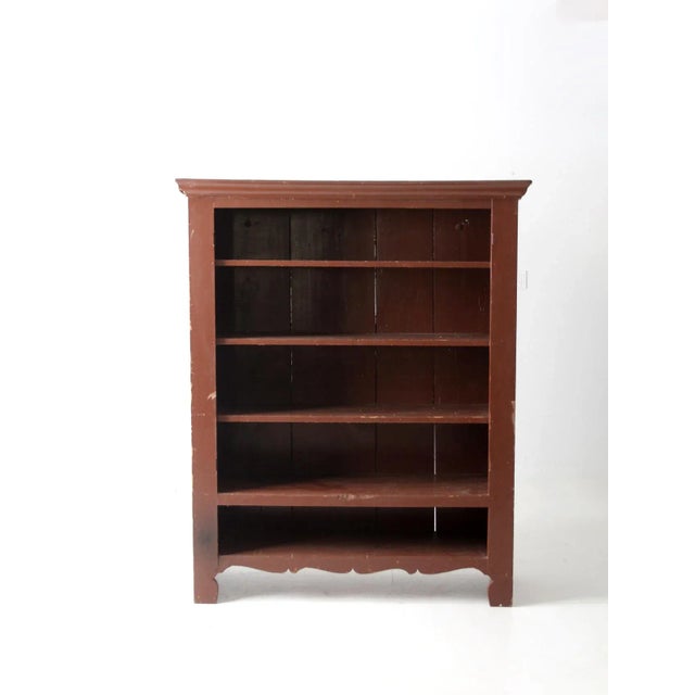 Antique Bookcase Shelving For Sale - Image 4 of 12