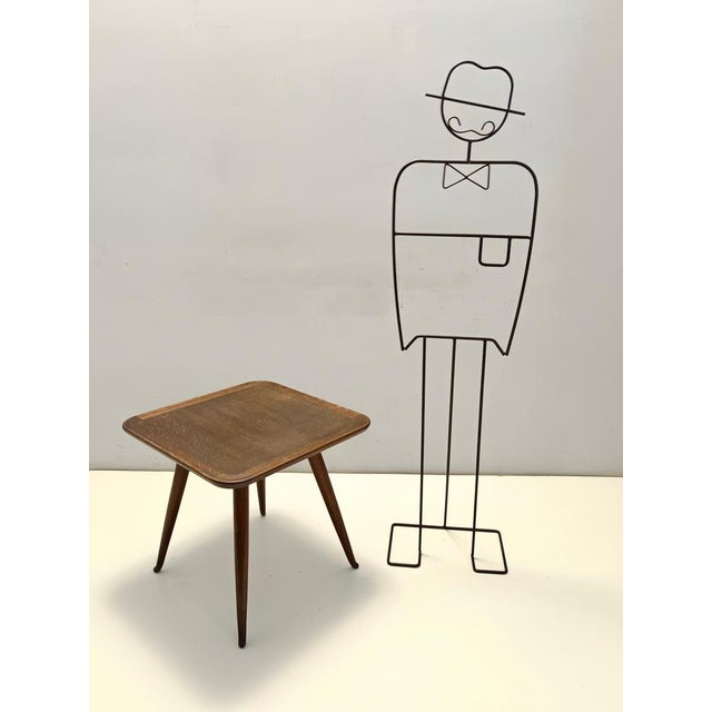 Paolo Buffa Vintage Italian Oak Coffee Table by Paolo Buffa, 1940s For Sale - Image 4 of 13