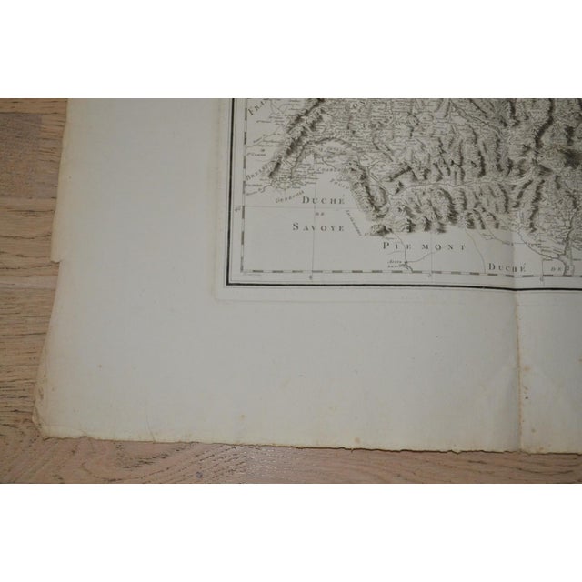 1781 General Map of Switzerland by Clermont Geographer For Sale - Image 6 of 11