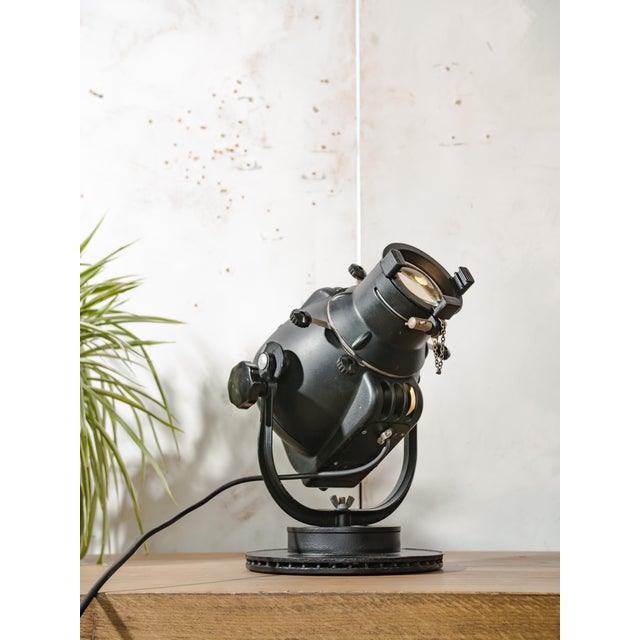 Pig Nose Theater Spotlight Desk Lamp from Strand Electric, England, 1960s For Sale - Image 15 of 16