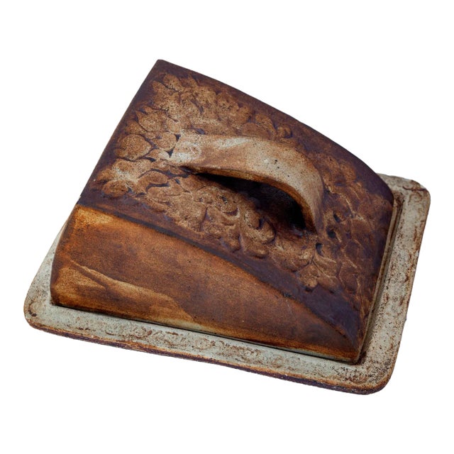 Mid 20th Century Ceramic Cheese Keeper For Sale