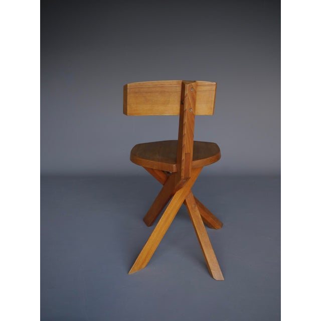 Pierre Chapo Elm S34 Chair from Pierre Chapo, 1980s For Sale - Image 4 of 18