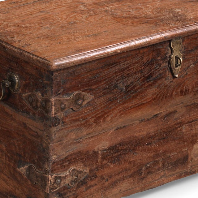 Vintage Wooden Storage Box, 1930s For Sale - Image 4 of 7