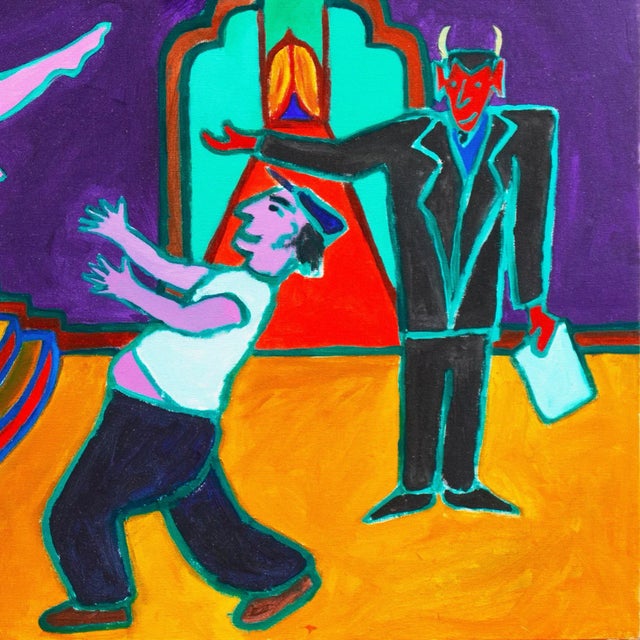 2010s 'Temptation' by Dan May, Portland Art Museum, Albright-Knox Art Gallery, Salem, Oregon For Sale - Image 5 of 10