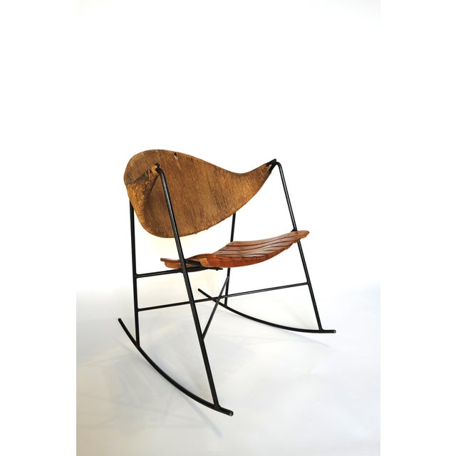 Wood 1950 Rocking Chair by Arthur Umanoff For Sale - Image 7 of 12