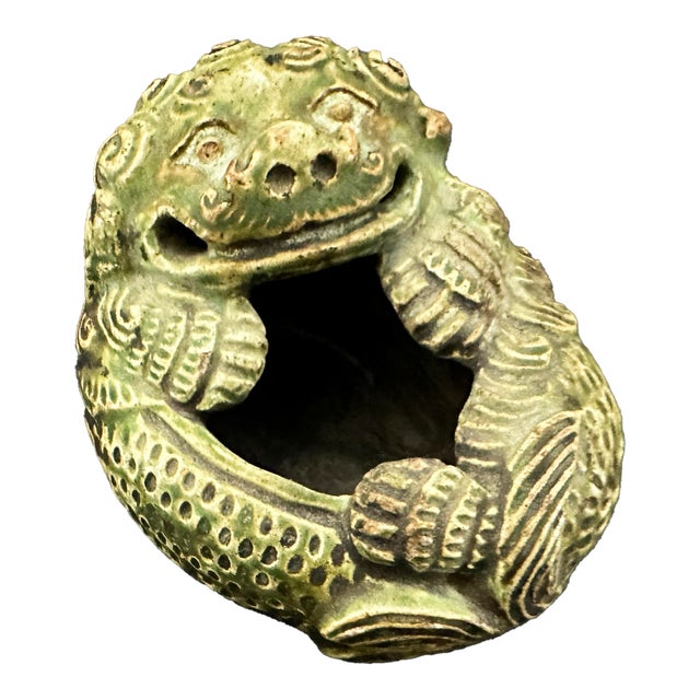 19th Century Chinese Foo Dog Water Coupe For Sale