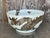 Ceramic Vintage Boho Monumental Glazed Ceramic Bowl For Sale - Image 7 of 12