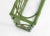 Vintage 1970s Boho Green Rattan 12-Bottle Wine Rack For Sale - Image 9 of 13
