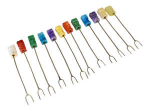 Easter Island Statue Hors d'Oeuvres Skewer Appetizer Olive/Cocktail Fork Picks - Set of 12