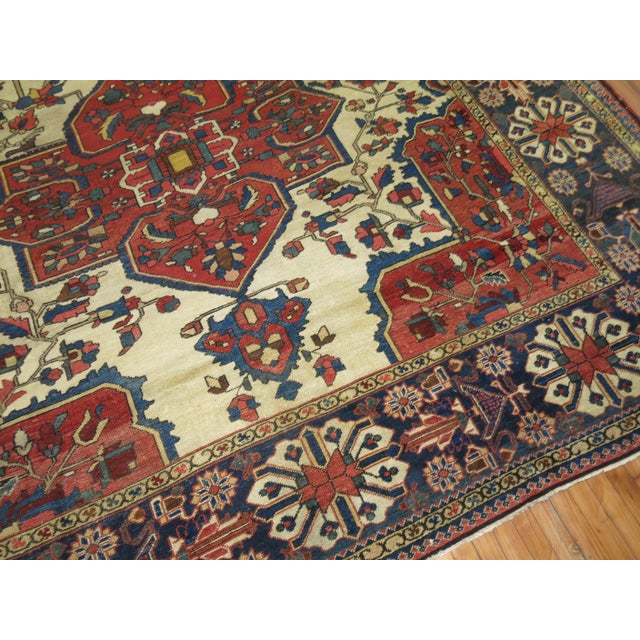Tribal Antique Bakhtiari Rug For Sale - Image 16 of 18