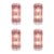 Italian Scenographic Pink “Triedro” Murano Glass Wall Sconces — Lot of Four For Sale