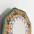 Glass Wall Mirror with Hexagonal Ceramic Frame, 1970s For Sale - Image 7 of 13