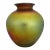 Oversized Antique Steuben Gold Aurene Bulbous Art Glass Vase, Unsigned, C1920 For Sale