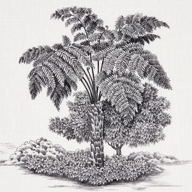 Not Yet Made - Made To Order Sample - Schumacher x Victor Glemaud Toussaint Toile Fabric in Black & White For Sale - Image 5 of 5