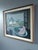 Mid 20th Century Mid-Century Modern 'Still Life With Mountain View' Vintage Original Interior Oil Painting, Framed For Sale - Image 5 of 13