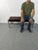 Italian Bench in Chromed Metal and Brown Velvet, 1980 For Sale - Image 10 of 11