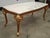 Late 20th Century Meroni Francesco Louis XV Style Partial Gilt Mahogany and Marble Top Cocktail Table For Sale - Image 9 of 14