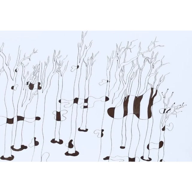 Contemporary Andrzej Fogtt, Kuraszewo, Ink Drawing, 2003 For Sale - Image 3 of 7