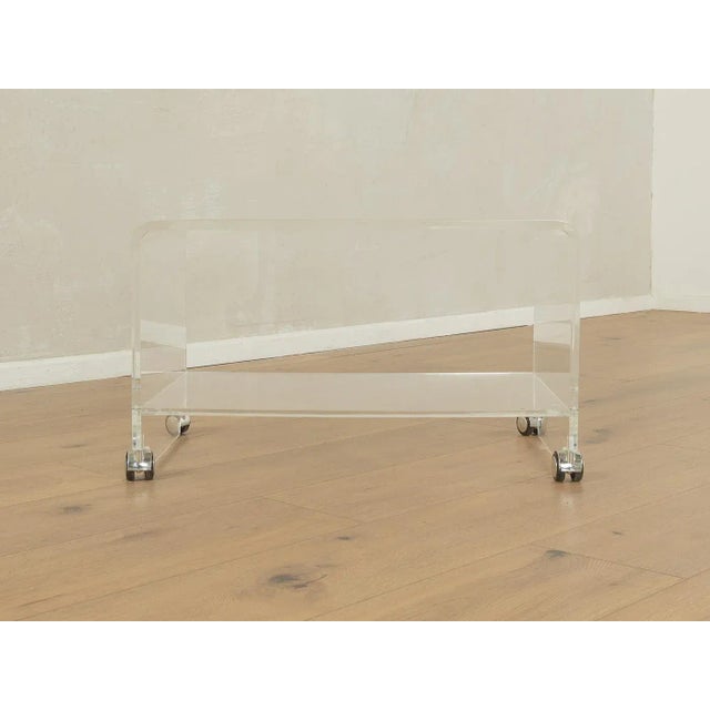 Acrylic Glass Sidetable Trolley, 1960s For Sale - Image 6 of 6