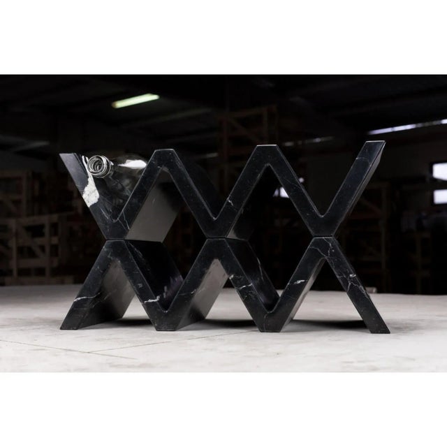 Large Serpentine Marble Bookholder by Essenzia For Sale - Image 4 of 6