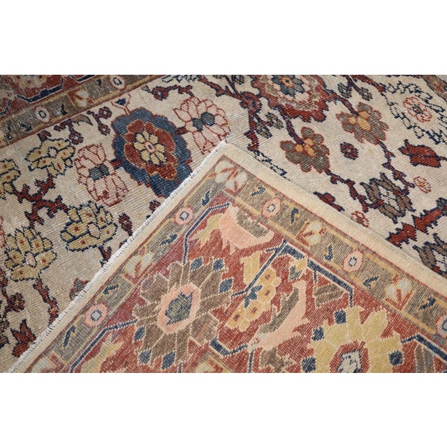 The secondary grade and type of carpets, usually with allover patterns, from the Sarouk/Arak district. Type is an offshoot...