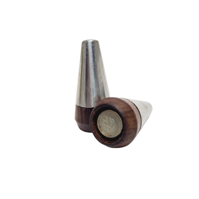 1920s Postmodern Salt and Pepper Holder from A&B, Denmark, 1950s, Set of 2 For Sale - Image 5 of 9