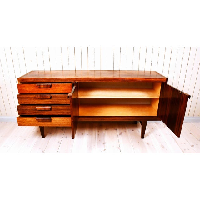Swedish Modern Rosewood Sideboard 1960´s. This sideboard is unmarked so the maker is unknown. Nevertheless it´s very high...