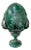 Green Glazed Italian Ceramic Pine Cone For Sale