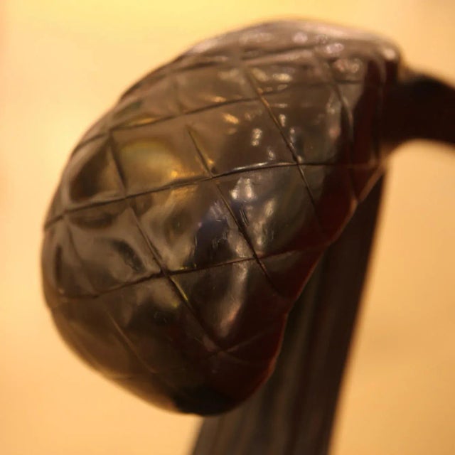 Set of Austrian Red Leather Armchairs Attributed to Otto Prutscher For Sale - Image 10 of 14