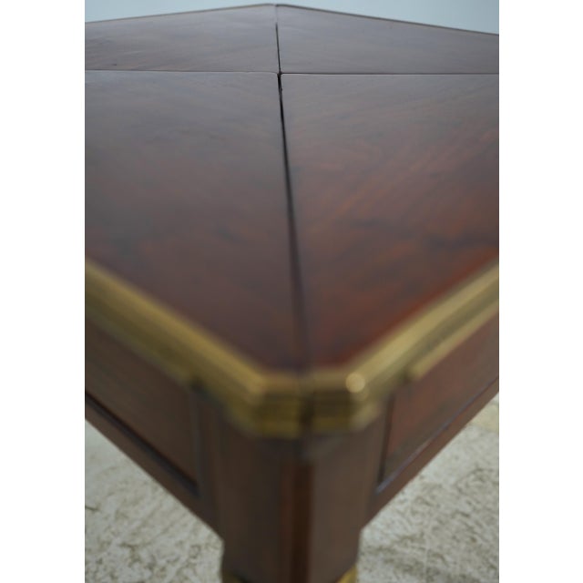 French Louis XVI 19th Century Envelope Game Table For Sale - Image 9 of 18