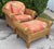Henry Link Vintage Henry Link Wicker Lounge Chair & Ottoman For Sale - Image 4 of 15
