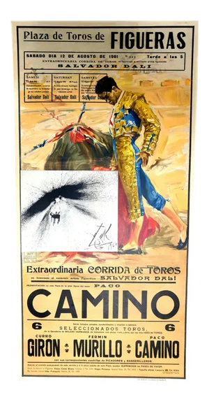 Salvador Dali - Corrida - Poster with Etching 1961