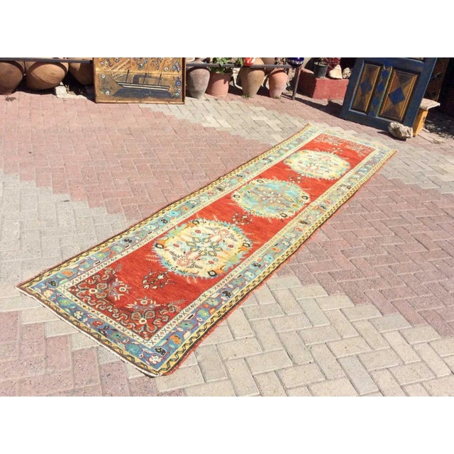 One of a kind hand made Oushak rug. This gorgeous hand knotted area rug is made in 1940's by anatolian tribes. Collectible...