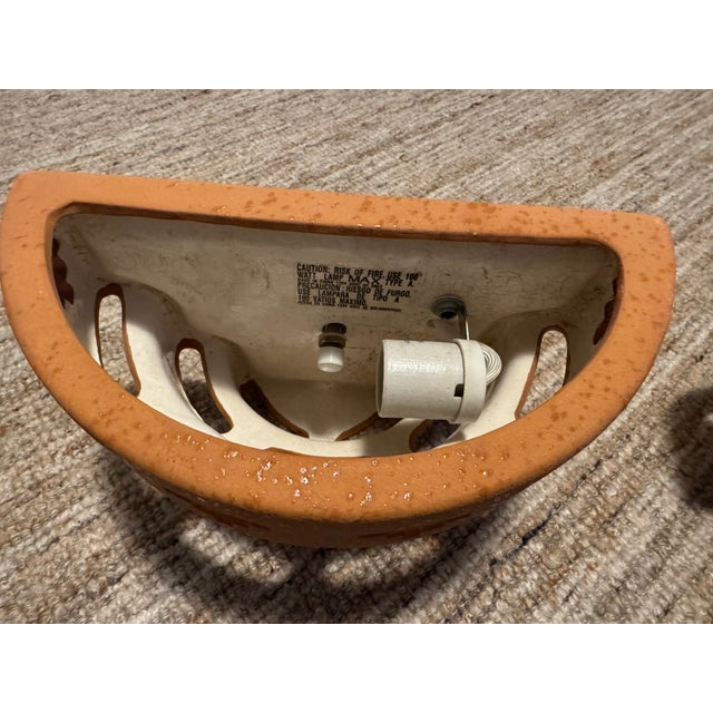 Postmodern Vintage 1980s Post Modern Sconce Set For Sale - Image 3 of 6