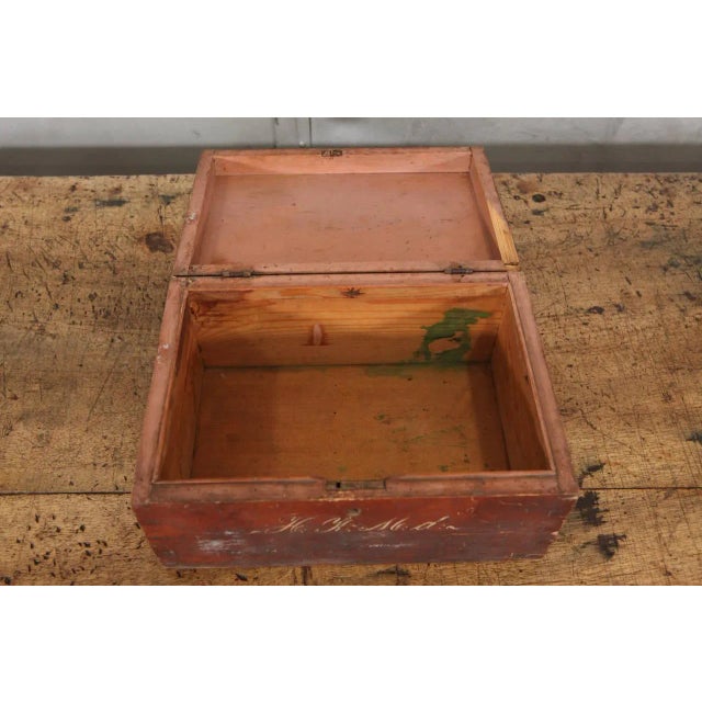 Mid 19th Century English Utility Box, Late 19th Century For Sale - Image 5 of 6