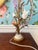 Alabaster Mid 20th Century Hollywood Regency Alabaster Gilt Tole Table Lamp For Sale - Image 8 of 12