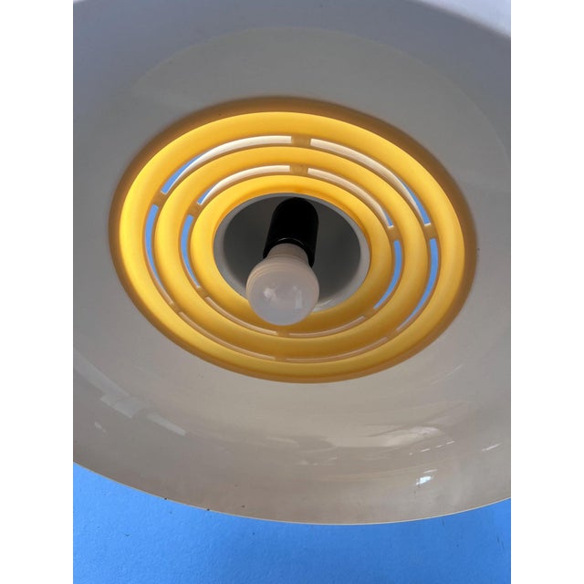 Mid-Century Modern Beige UFO Hanging Lamp by Knud Christensen For Sale - Image 12 of 13