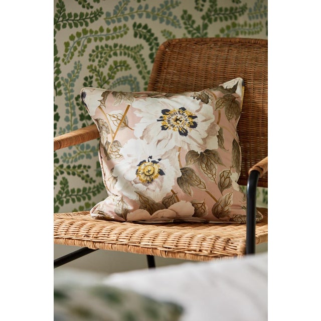 Contemporary Harlequin Florent Fabric in Positano/Maple/Graphite For Sale - Image 3 of 4