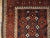 1890s Red Wine Geometric Tribal Antique Balouch Turkman Rug 3' 0'' X4' 9'' Handknotted Wool Carpet For Sale In New York - Image 6 of 11