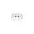 Boho Tiger’s Eye & Zircon Double Band Ring in 925 Silver, Size 8.5 For Sale - Image 4 of 11