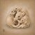 Japanese Edo Netsuke Archive Tadelakt Texture 8 by 8 Square Gallery Board Prints Set of 6 For Sale - Image 10 of 17