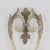 Vintage-Style White and Silver Hollywood Regency-Themed Wrought Iron Wall Lamps - a Pair For Sale In New York - Image 6 of 10