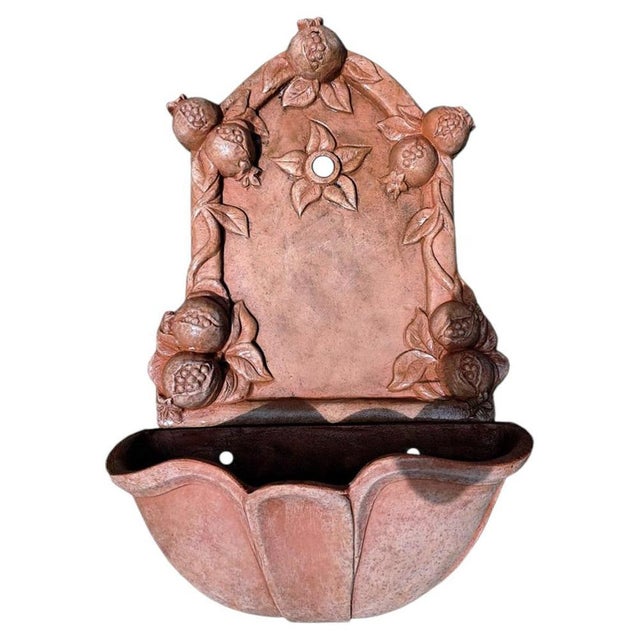 21st Century Terracotta Wall Fountain For Sale - Image 6 of 6