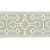Contemporary Sample - Schumacher Filbert Tape in Aqua For Sale - Image 3 of 3