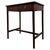 A charming 18th-century English Georgian side table, finely crafted from mahogany and distinguished by its elegant tapered...