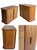 Mid-Century Modern 1970s Teak Wood Wall Mounted Tambour Door Cabinet For Sale - Image 3 of 8